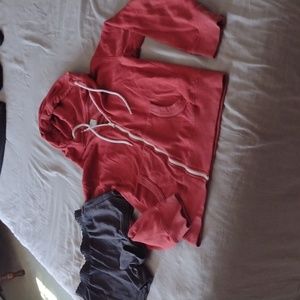 Hoodie and shorts